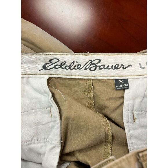 Eddie Bauer Tan Classic Fit Khaki Pants sz 38X34 - Picture 8 of 10